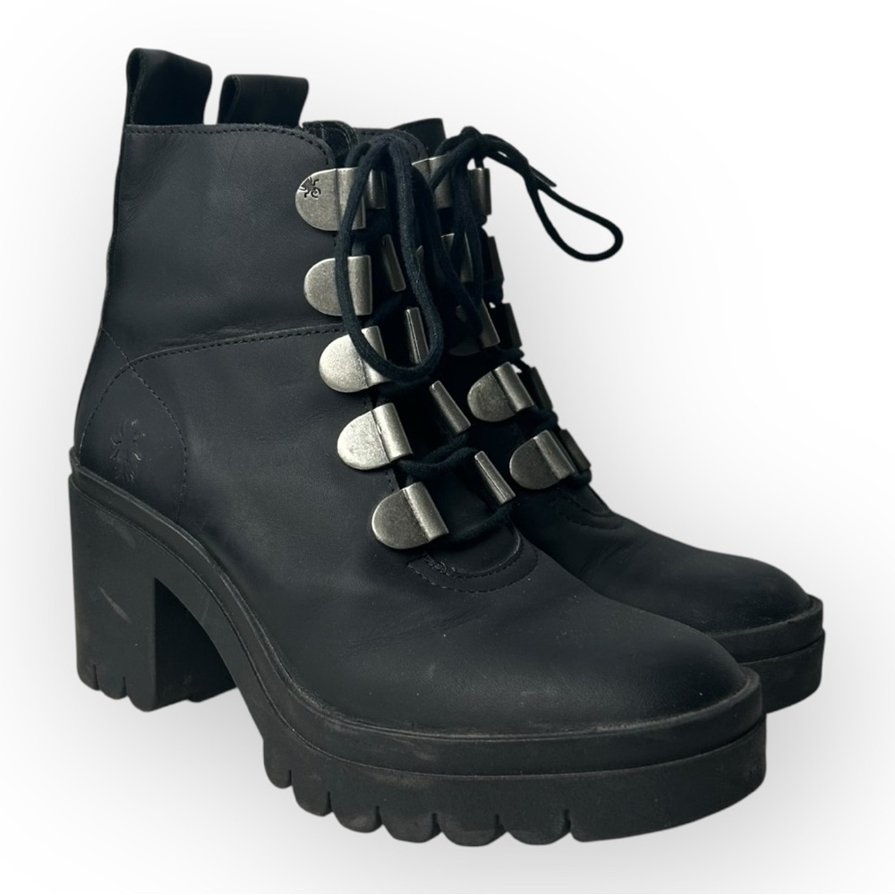 Fly London Black Tapa Ankle Boots 38 - Picture 4 of 14